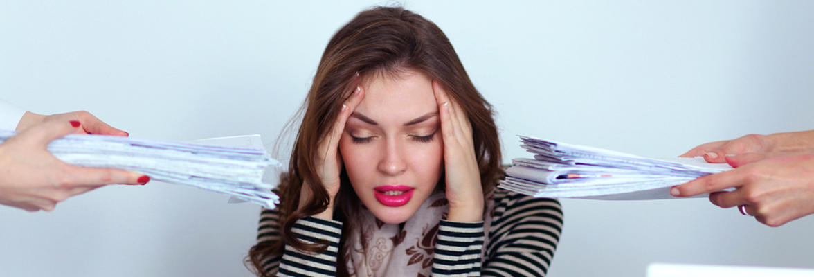 Frau / Woman Stress